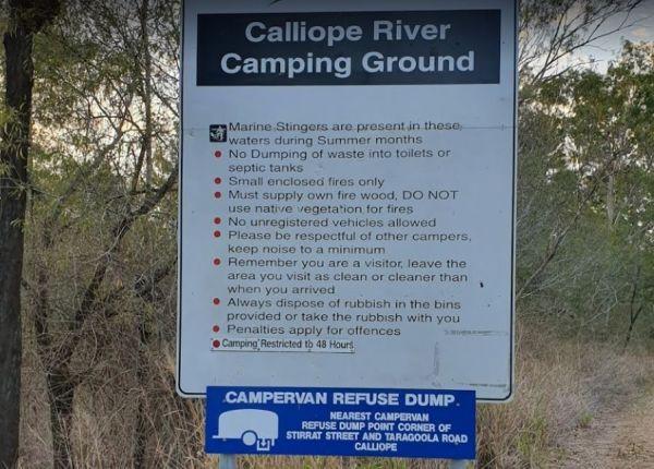 Calliope River Rest Area 48 Hour Limit