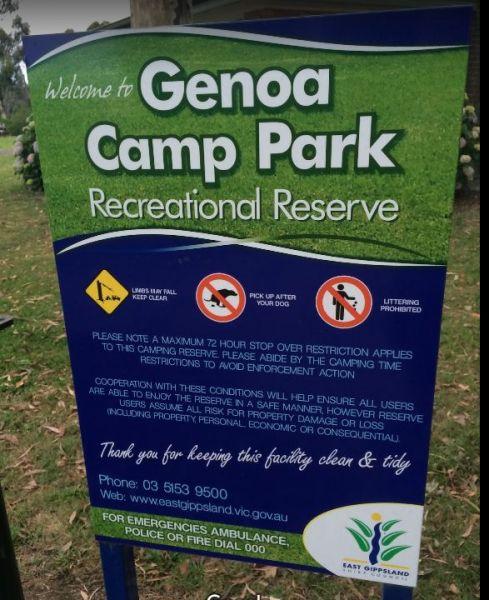 Genoa Rest Area 72 Hour Limit