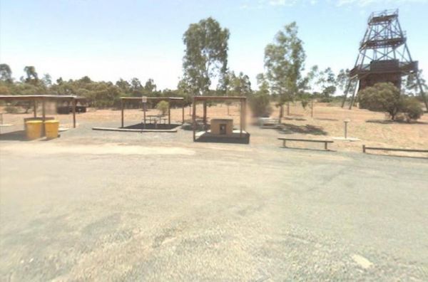 Cooinda Reserve Poppet Head Mine Rest Area
